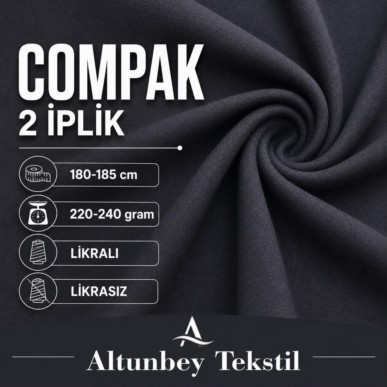 Compak 2 İplik kumaş görseli